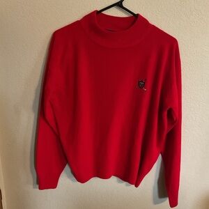 Polo Golf Cashmere Vintage Sweater with Embroidered Logo Size Small